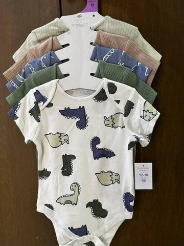 Primark Bodysuits / Set of 5 / Size 12-18m